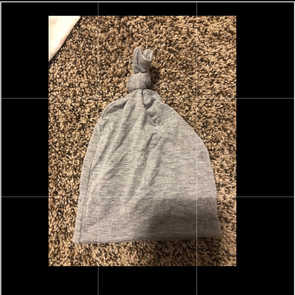 Lou Lou and Company top knot newborn hat